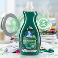 Detergent Gel HighGenic Extra Speed, Color și Alb, 1,5 Litri