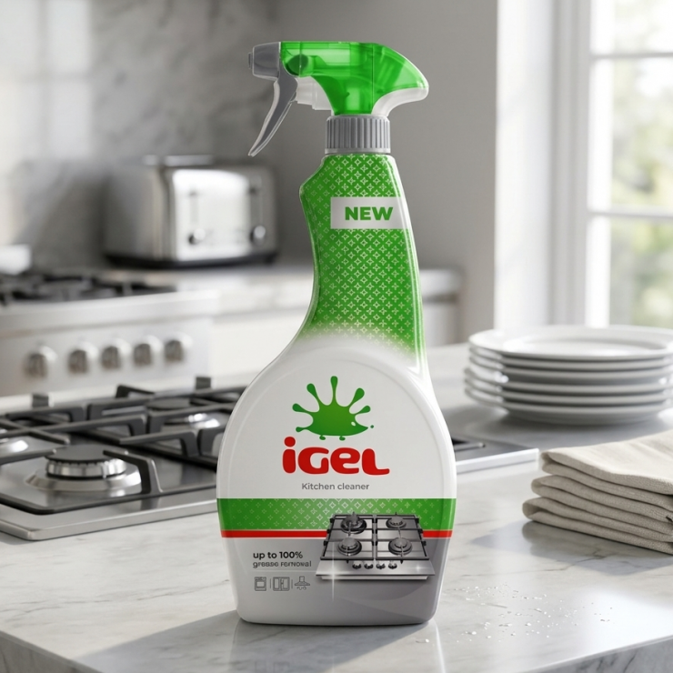 Solutie de curatare pentru bucatarie iGEL, Kitchen Cleaner, 650 ml