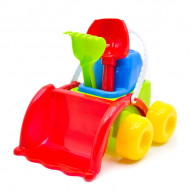 Masinuta si set de nisip Bebik