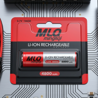 Baterie reincărcabila MLQ 18650, 3.7V, 4800 mAh, 1 buc
