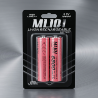 Baterii reincărcabile MLQ 18650, 3.7V, 6800 mAh, 2 buc
