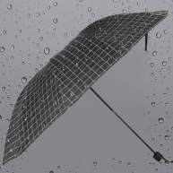 Umbrelă pliabilă automată, în carouri