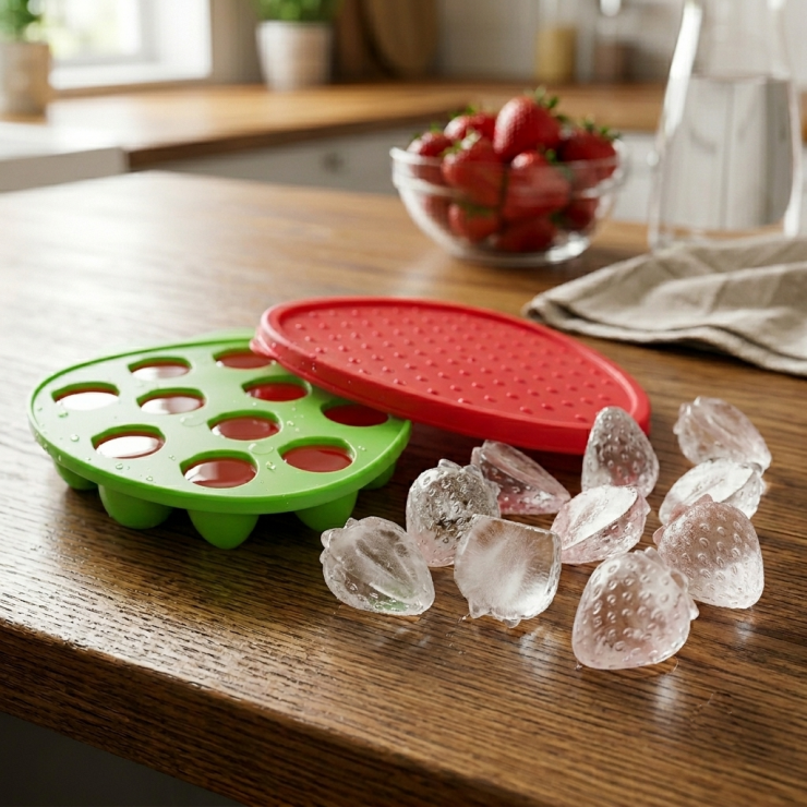 Forma pentru congelare Gondol Plastik, Strawberry Freezer — fotografia 2