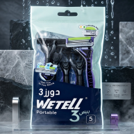 Aparat de ras Wetell, 3 lame, 5 buc, M13-9