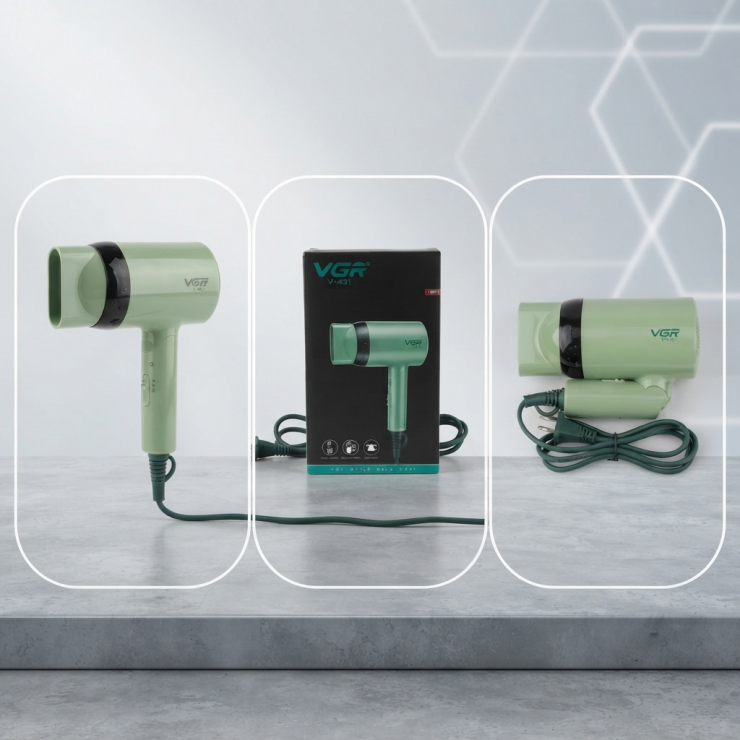 Uscător de păr pliabil de călătorie VGR V-421 1200W — fotografia 3
