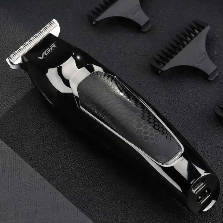 Aparat de tuns barba VGR V-030, Profesional, 5 accesorii