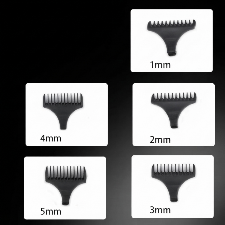 Aparat de tuns barba VGR V-030, Profesional, 5 accesorii — fotografia 3