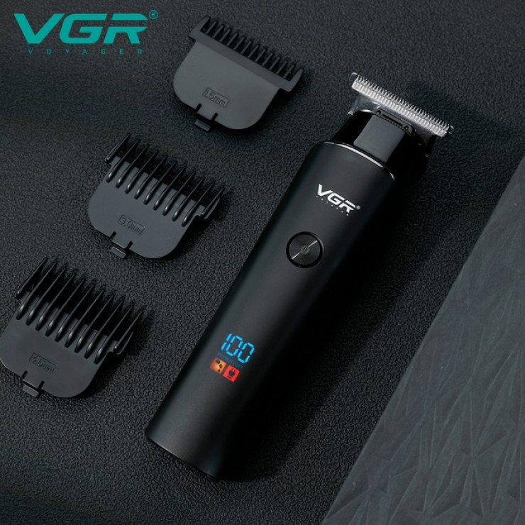 Aparat de tuns reîncărcabil VGR V-937, 3 duze, afișaj LED — fotografia 2