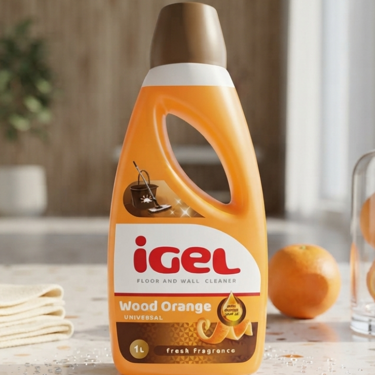 Средство для мытья полов и стен iGEL, Wood Orange, 1 л