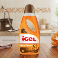 Средство для мытья полов и стен iGEL, Wood Orange, 1 л